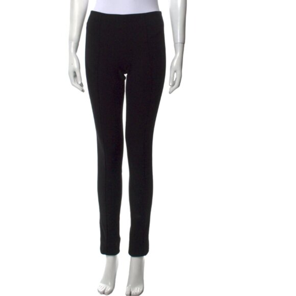 Diane von Furstenberg Women's Black Amour Skinny Pants - Size 2 - Picture 2 of 10